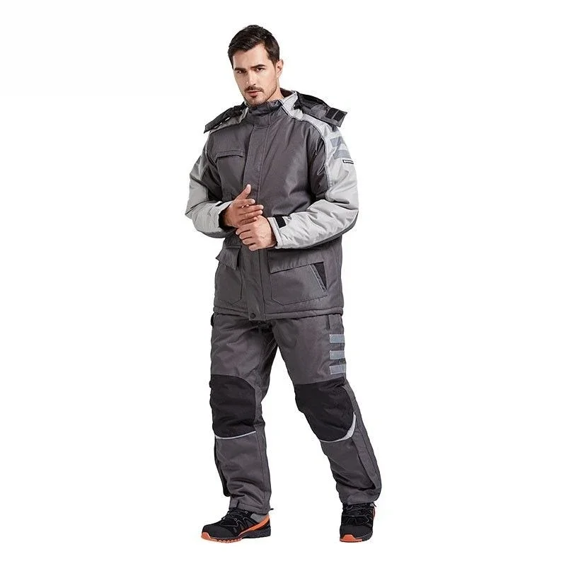 Cold storage cold clothing -30 ℃ overalls reflective strip cold pants