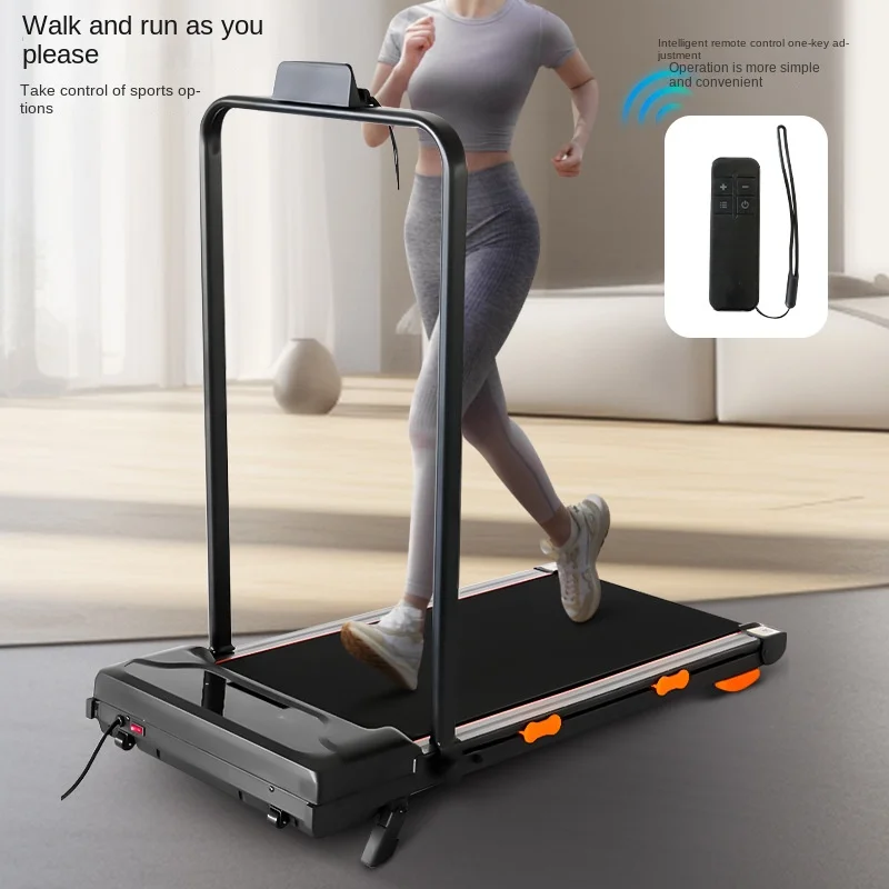 Portable Thin Walking Pad with Optional Handrail Hot-Selling Home Exercise LED Display Treadmill