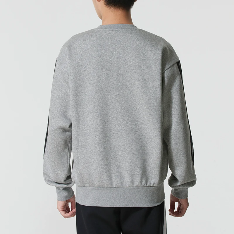 Adidas Sweatshirt Men's Sports Casual Wear Running Training Breathable Comfortable Loose Round Neck Pullover Je6308