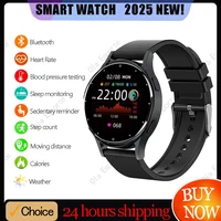 Nuevo reloj inteligente para hombres y mujeres, Monitor de ritmo cardíaco, rastreador de Fitness de presión arterial, llamada Bluetooth, reloj inteligente para teléfono Android/IOS