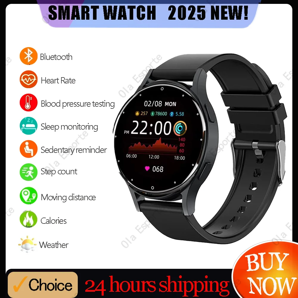 New SmartWatch Men Women Heart rate Monitor Blood pressure Fitness Tracker Bluetooth Call Smartwatch for  Android/IOS Phone HT30