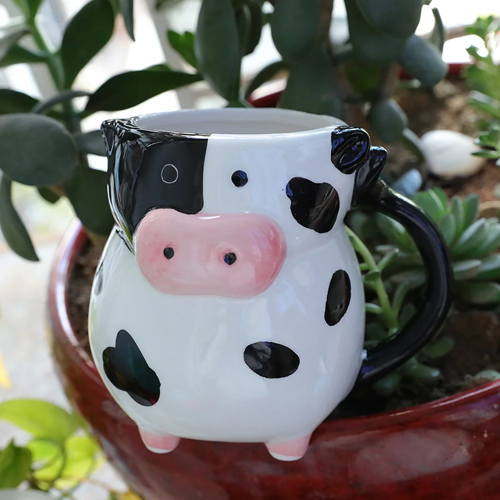 

Aesthetic Mug Cat Mugs Autumn New Nightmare Animal Flowerpot Big Coffee Ceramic Pots Annimal Vases