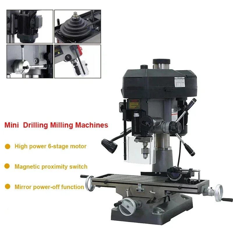 Hot Sales High Precision Spindle Taper Manual Universal Precise Position Grinding Vertical Miniature Metal Drilling Machine