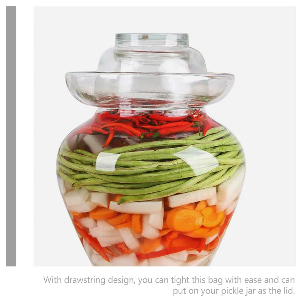 

Pickle Jar Glass Lid Compact Design Food Jar Glass Cover Sealed Cover for Pickle Container Sealing Sealing Lid
