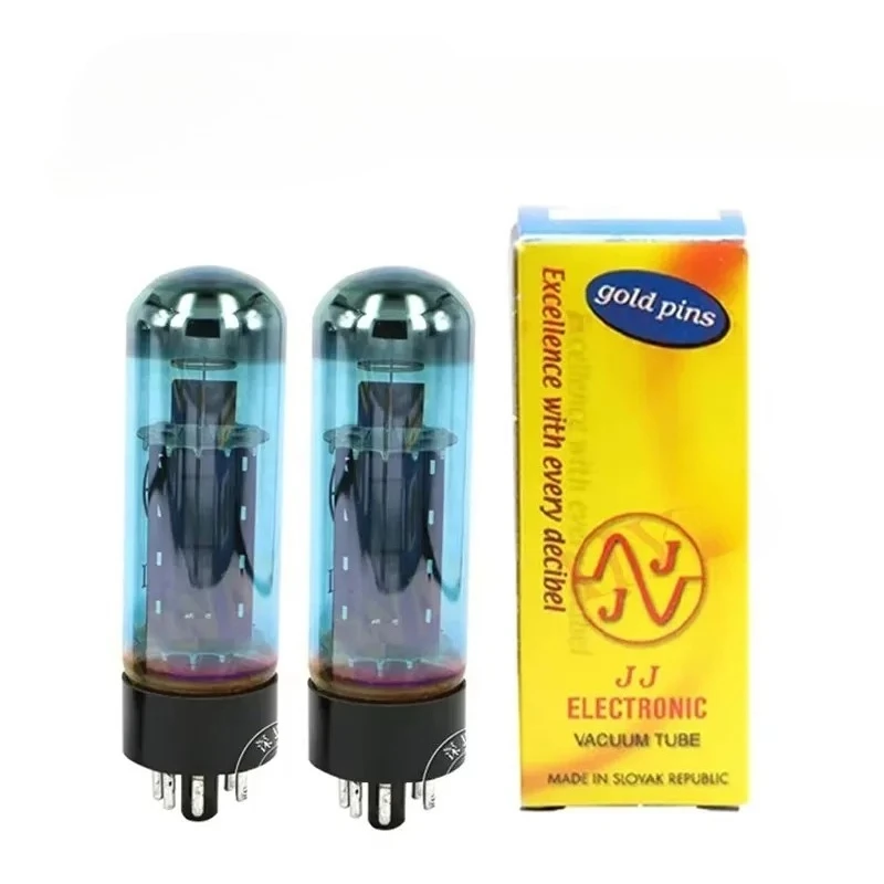 JJ EL34 Обновление синей ламповой лампы EL34 EL34C 6CA7 5881 6P3P 6L6 6L6GC HIFI Аудиоклапан Электронный ламповый усилитель DIY соответствует