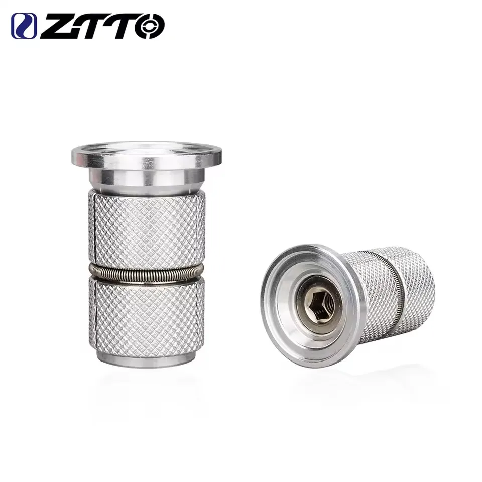 ZTTO Bicycle Compression Plug Fork Steerer Headset Expansion Bolt Carbon Fork Insert Bowl Top Cap Mount 1 1/8
