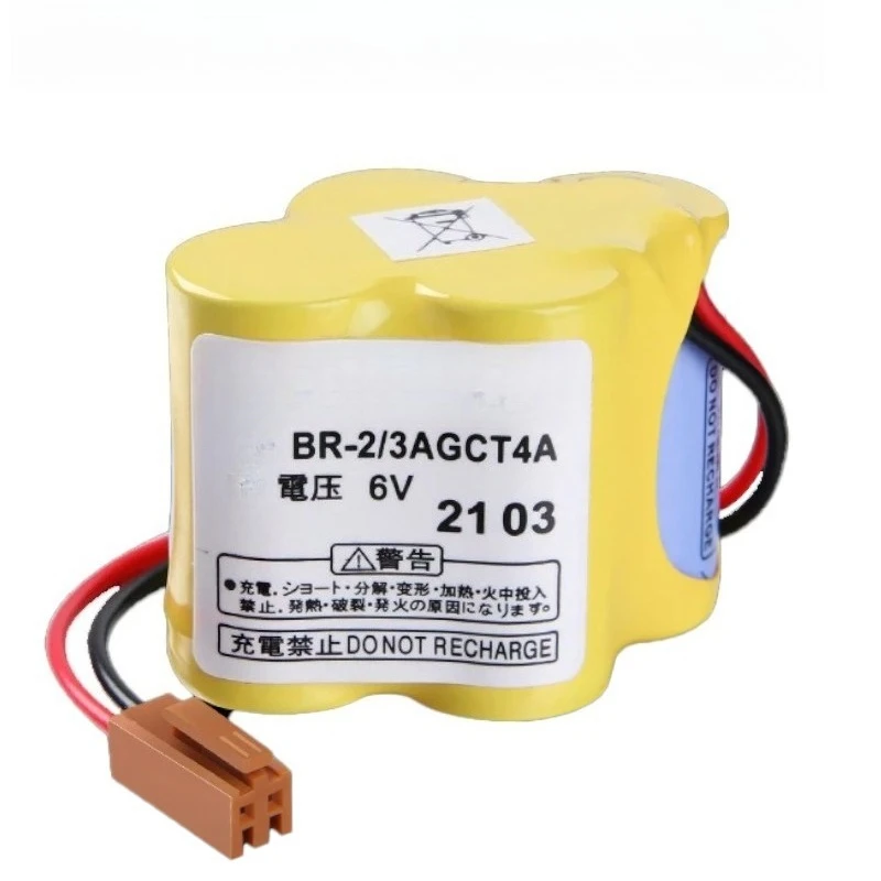 PLC Battery A98L-0031-0025  A98L00310025 BR-2/3AGCT4A BR2/3AGCT4A BR-2/3A4F for Fanuc 18-T Series Programmable Logic Controllers