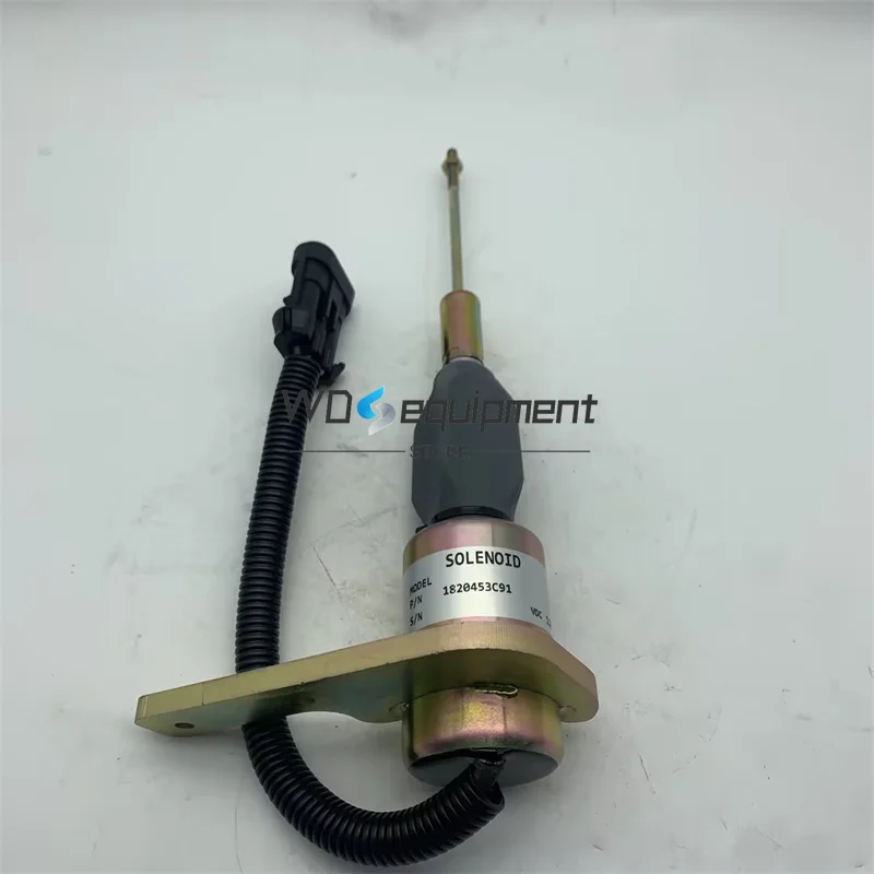 

1820453C91 1823724C91 SA-4338-12 Fuel Shut Off Stop Solenoid Valve for Perkins 1300 Series C6.67 for Navistar DT466 Engine12V