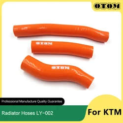 OTOM 2023 Motorcycle Silicone Radiator Coolant Hose Water Pipe Kit For KTM SX250 XC250 XC300 HUSQVARNA TC250 TX300 GASGAS MC250
