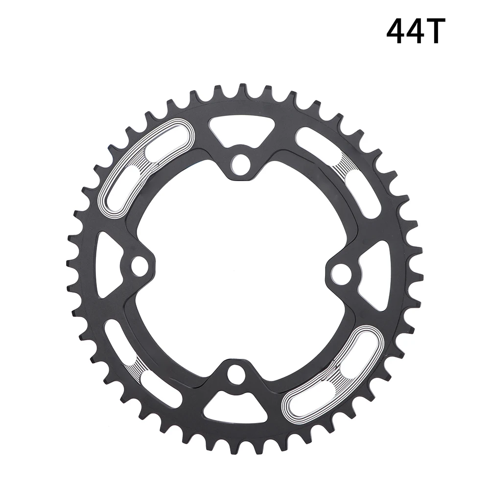 1pc Chainring 44-52T Bike Chainring 8/9/10/11 Speed 104BCD Aluminium Alloy Ungrooved Nail Hole Bicycle Chainring Cranksets