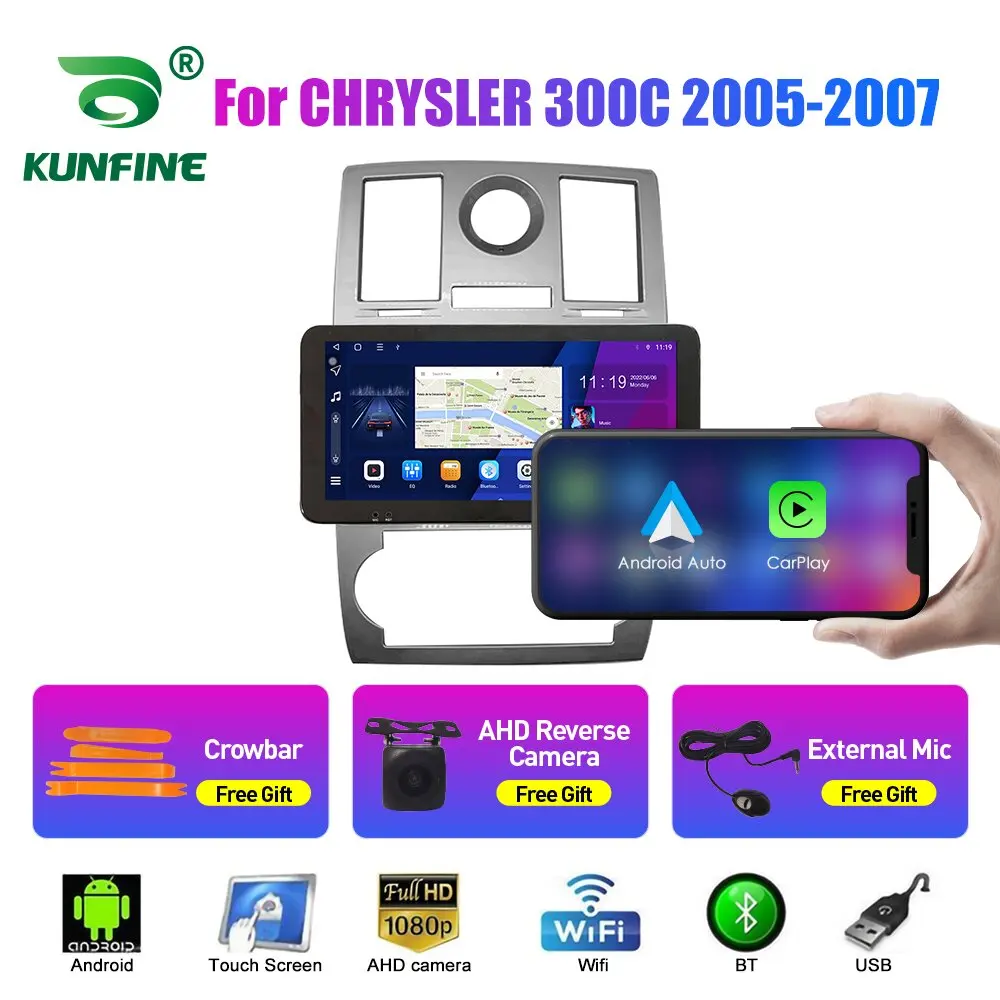 

Автомобильный радиоприемник 10,33 дюйма для CHRYSLER 300C 2005-2007 2Din Android восьмиядерный автомобильный стерео DVD GPS-навигатор плеер QLED экран Carplay