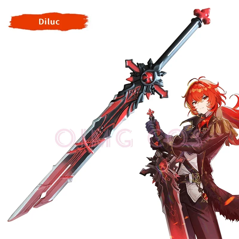 

Genshin Impact Diluc Cosplay Weapon Props Model Wolf’s Grɑvestone*.1