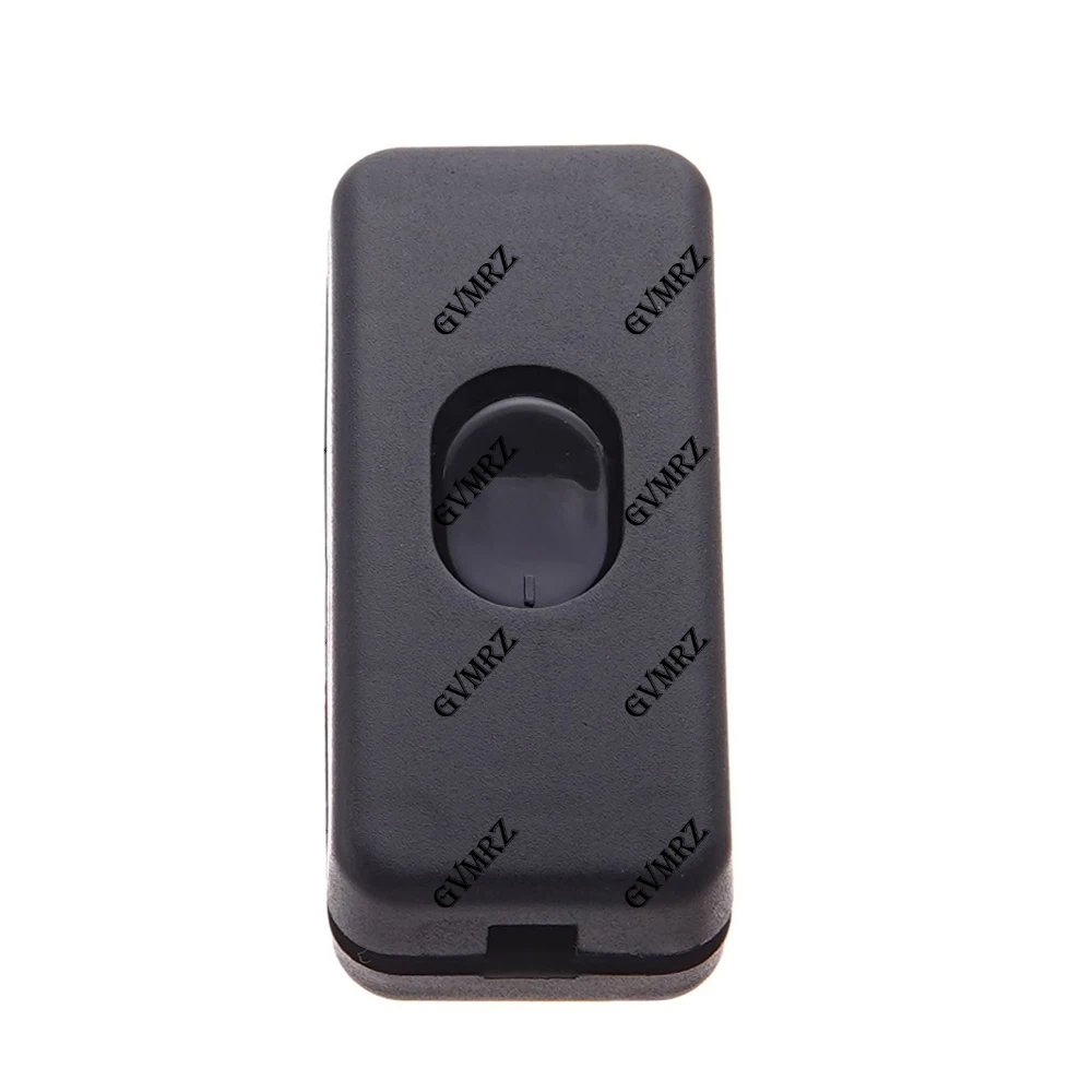 2PCS  AC 0-250V 6A Light Switch Lnline ON/OFF Table Desk Lamp Cord Cable Toggle Rocker Switches Control For LED Lighting