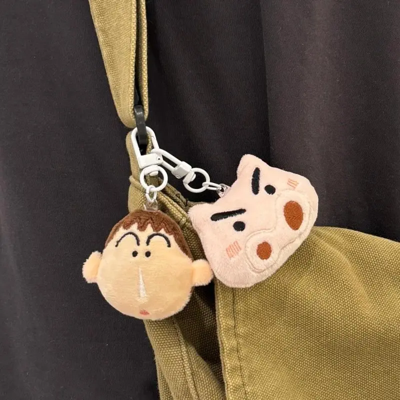 かわいいクレヨンしんちゃんブーチャンぬいぐるみペンダントアニメ漫画学生スクールバッグバックパックミニキーホルダージュエリー誕生日ギフト女の子