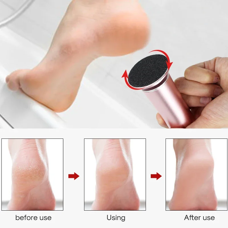 Electric Foot Callus Remover Pedicure Tools Foot Nail File Hard Skin Remover Kit Feet Care For Cracked Heels Speed Adjustable