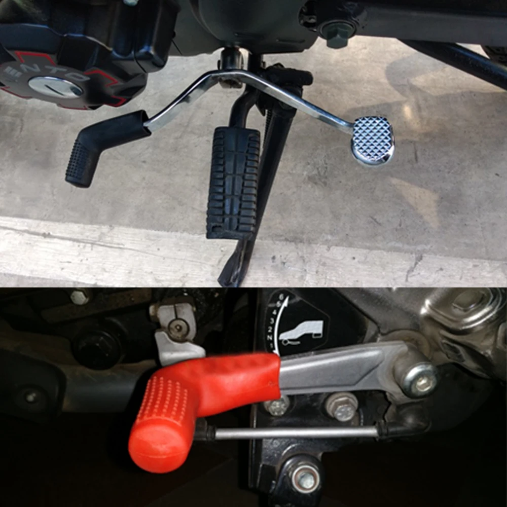 ฝาครอบตัวเปลี่ยนเกียร์เกียร์รถจักรยานยนต์ฝาครอบคันกันลื่นอุปกรณ์เสริมยางมอเตอร์ไซค์แบบสากลทรงกระบอก