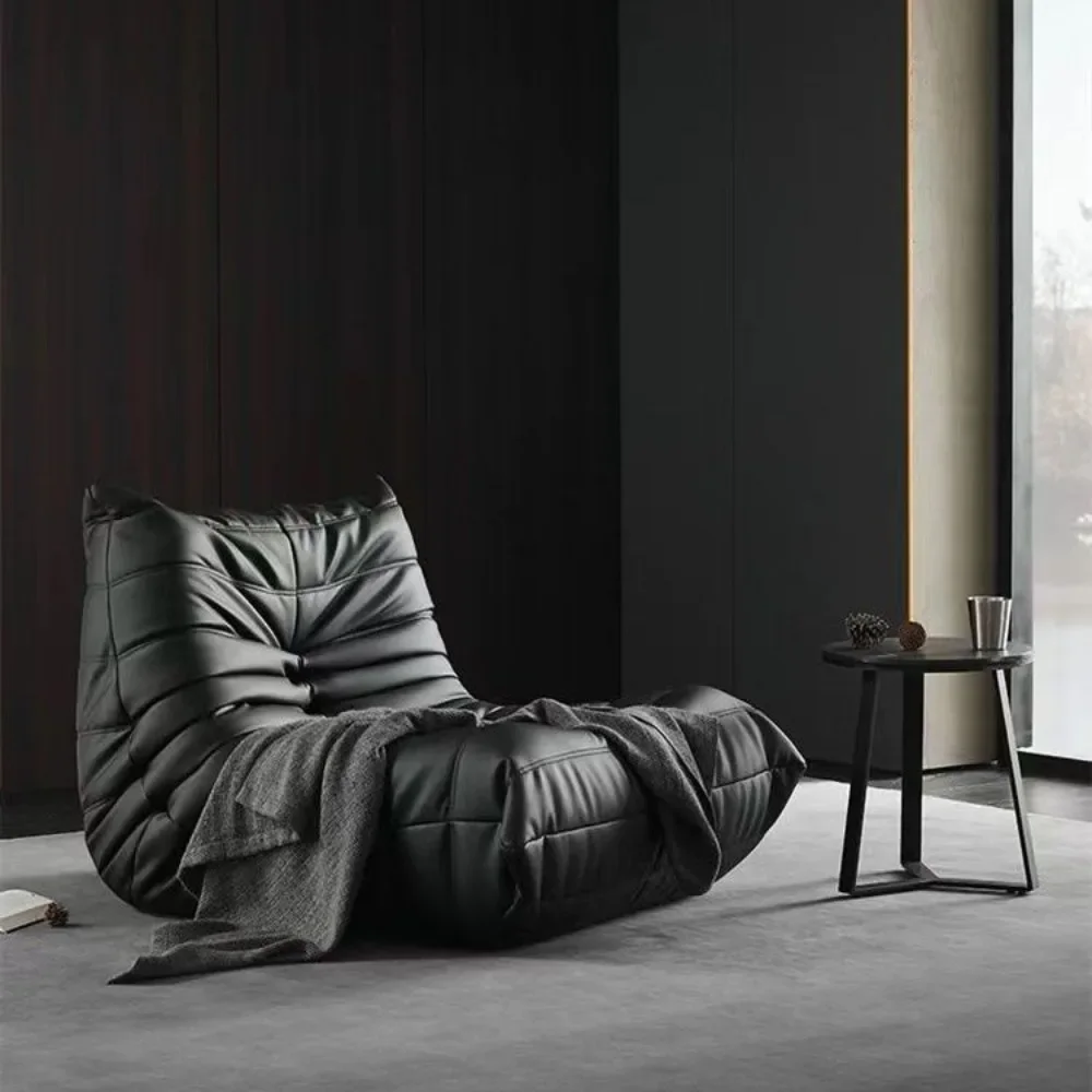 

Caterpillar Internet celebrity lazy sofa reclining sleepable bedroom balcony tatami single sofa ins wind sofa, 99% praise