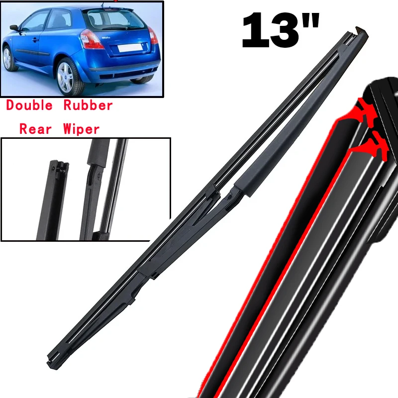 

Car Wiper 13" Rear Wiper Blade For Fiat Stilo Hatchback 2001 - 2007 Windshield Windscreen Clean Tailgate Window Rain Brush