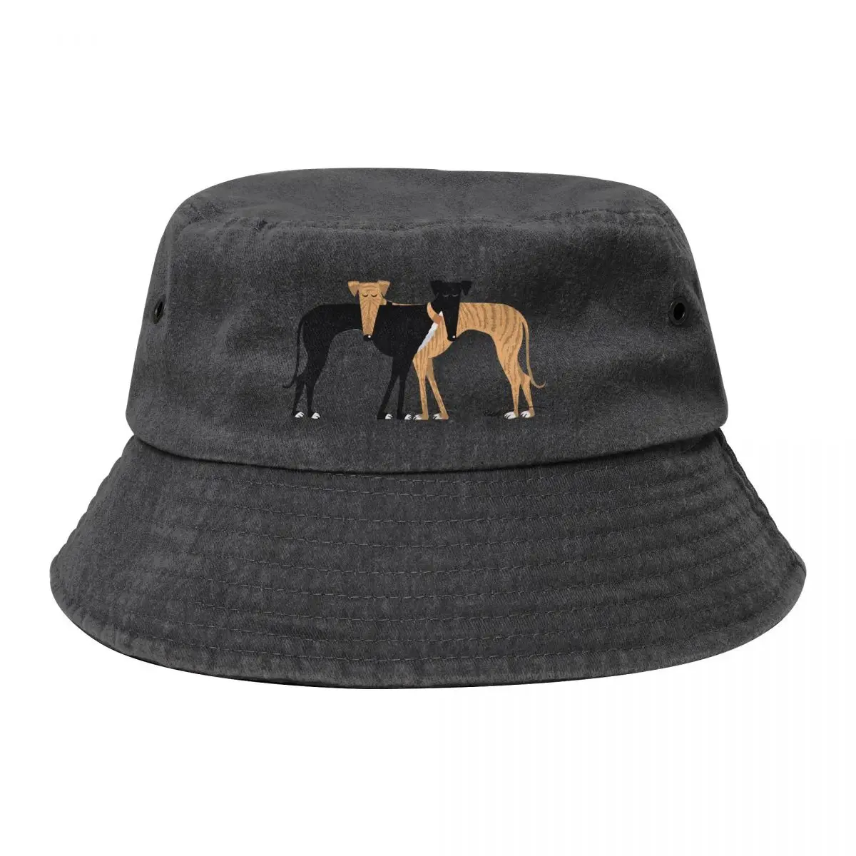 

Head Rest Brindle Hound: Bucket Hat Beach Outing party Hat For Women 2024 Men's