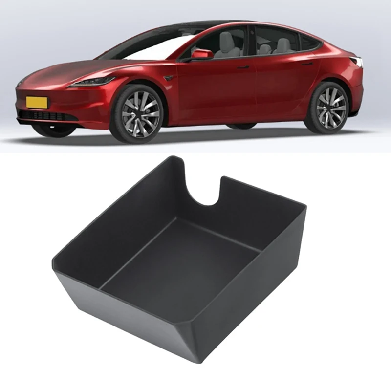 Car Center Console Front Storage Box For Tesla Model 3 Highland 2024 Organizer BOX Parts Car Interior Accessories 1 Piece image 3