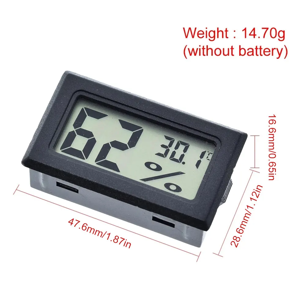 FY-11 termometr higrometr cyfrowy elektroniczny z wyświetlaczem LCD czujnik temperatury miernik wilgotności fahrenheita do domu w szklarni