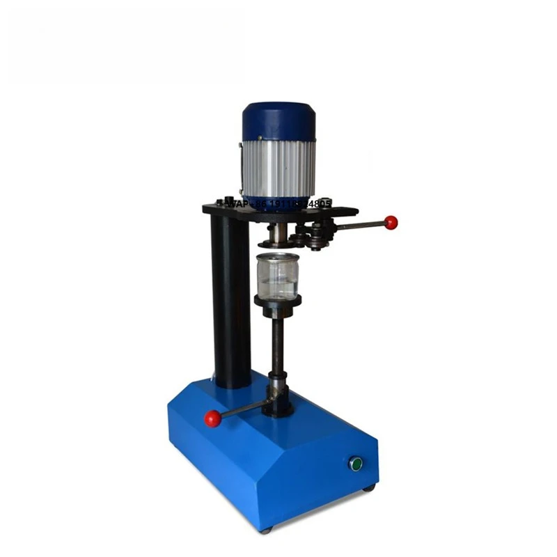 TDFJ-200 Electric Manual Capping Machine Desktop round Aluminum PET Beer Can Sealing for Beverage Bottle Packaging