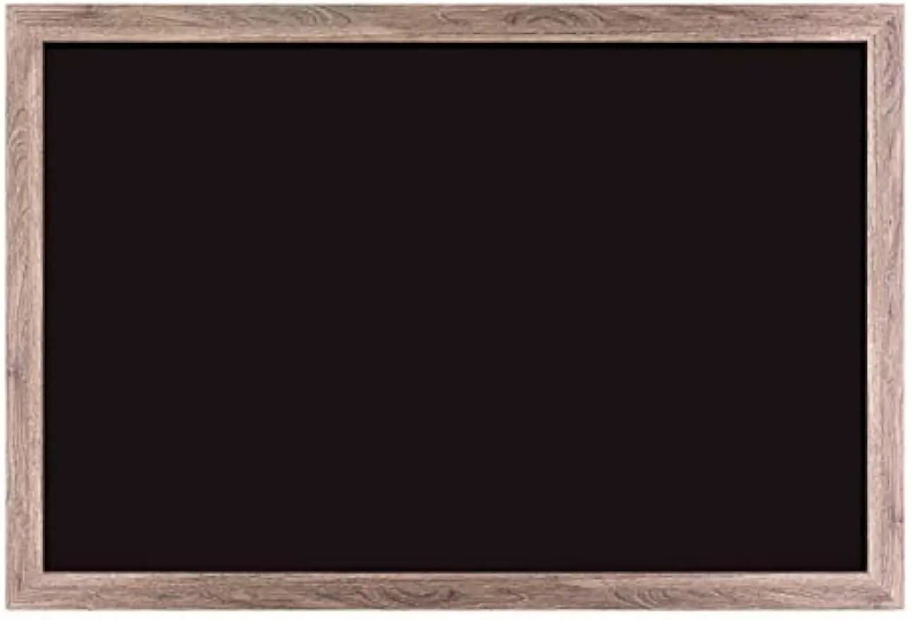 

24x36 Magnetic Chalkboard with Rustic Wood Frame and Premium Matte Surface for Home or Office