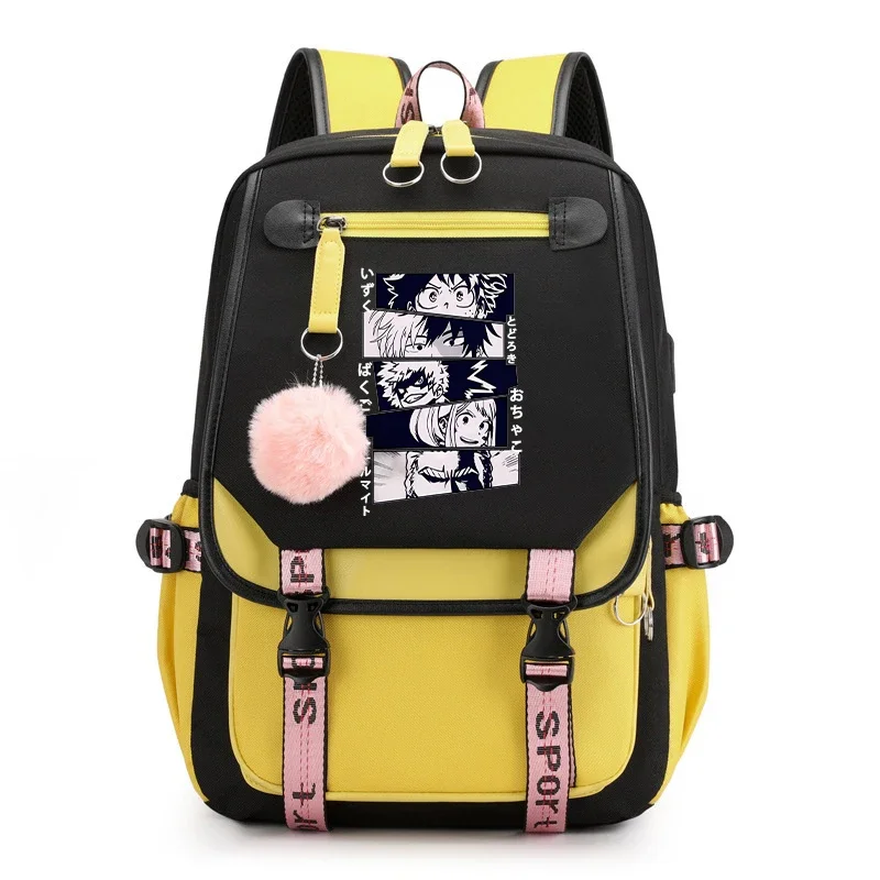 Hot anime Deku bakugou Katsuki Todoroki Shoto printing schoolbag backpack women men girl travel bag teens daily backpack