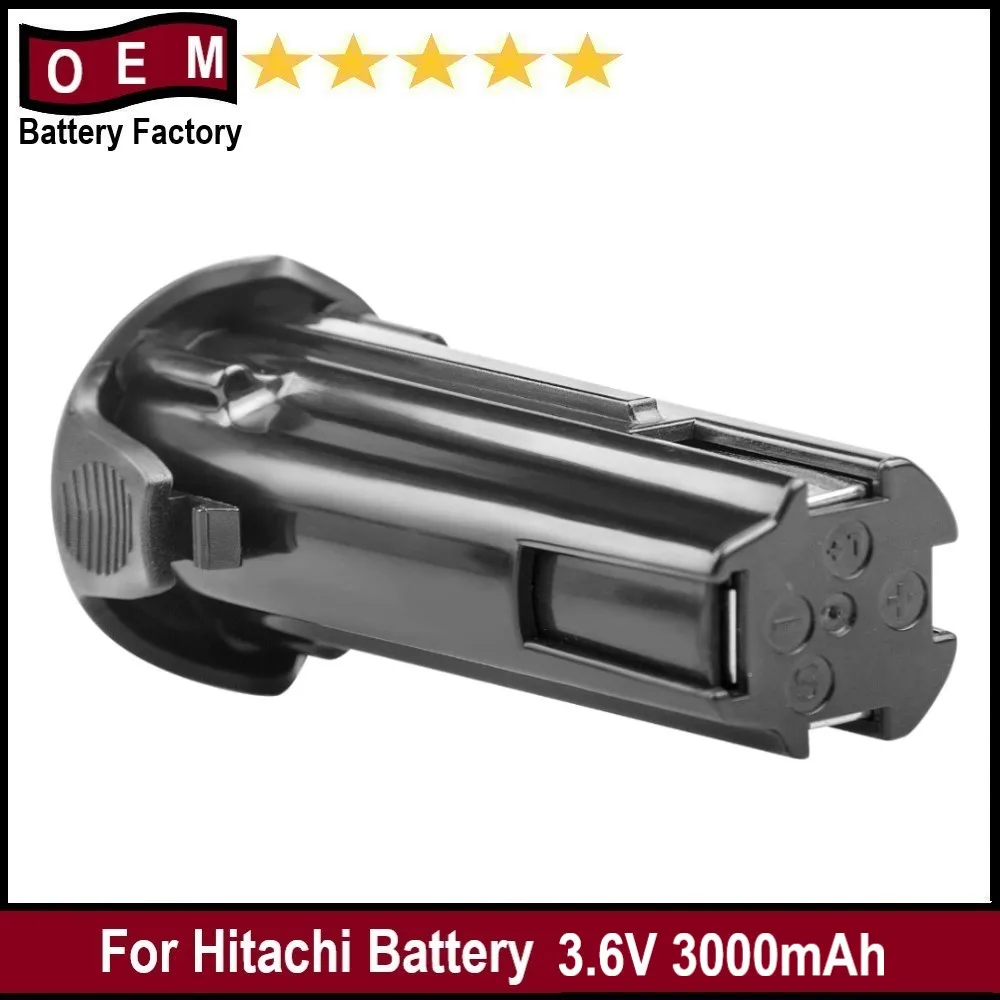 

3000mAh 3.6V Replacement Battery Compatible with Hitachi EBM315 326263 326299 DB 3DL DB 3DL2 FDB 3DL NT 50GS NT 65GA NT 65GB