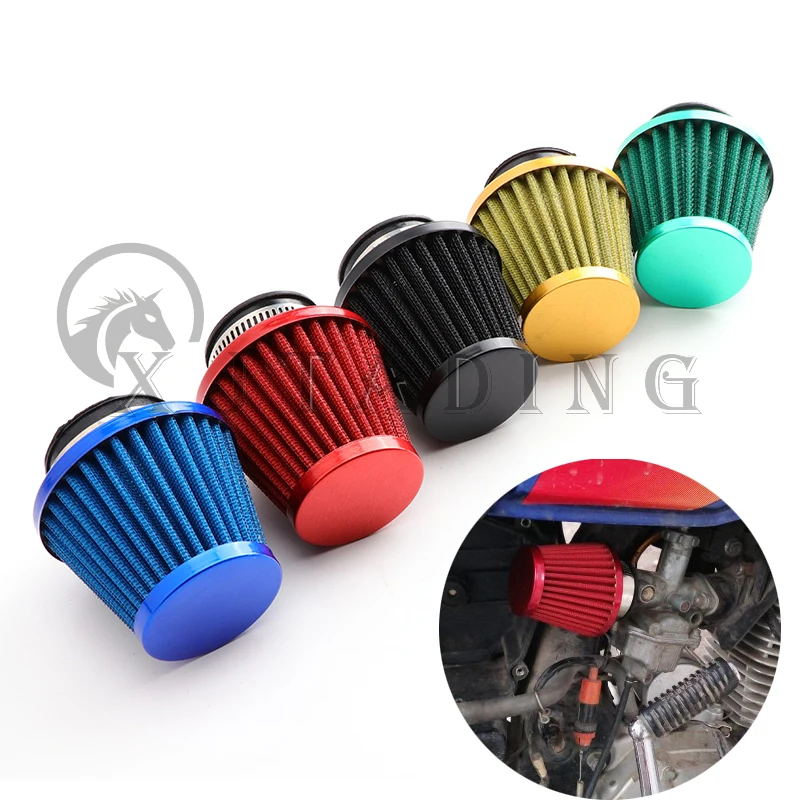 Motorcycle Universal 38mm 48-50mm 58-60mm Air Filter Mushroom Head Filters For 50cc-250cc Scooter Dirt Pit Bike ATV Quad Buggy