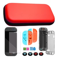 Kit de bolsa de almacenamiento para Nintendo Switch 2 (2025), Estuche de transporte de viaje, estuche rígido de cristal para PC, bolsa de viaje, funda Joycon con agarre para el pulgar