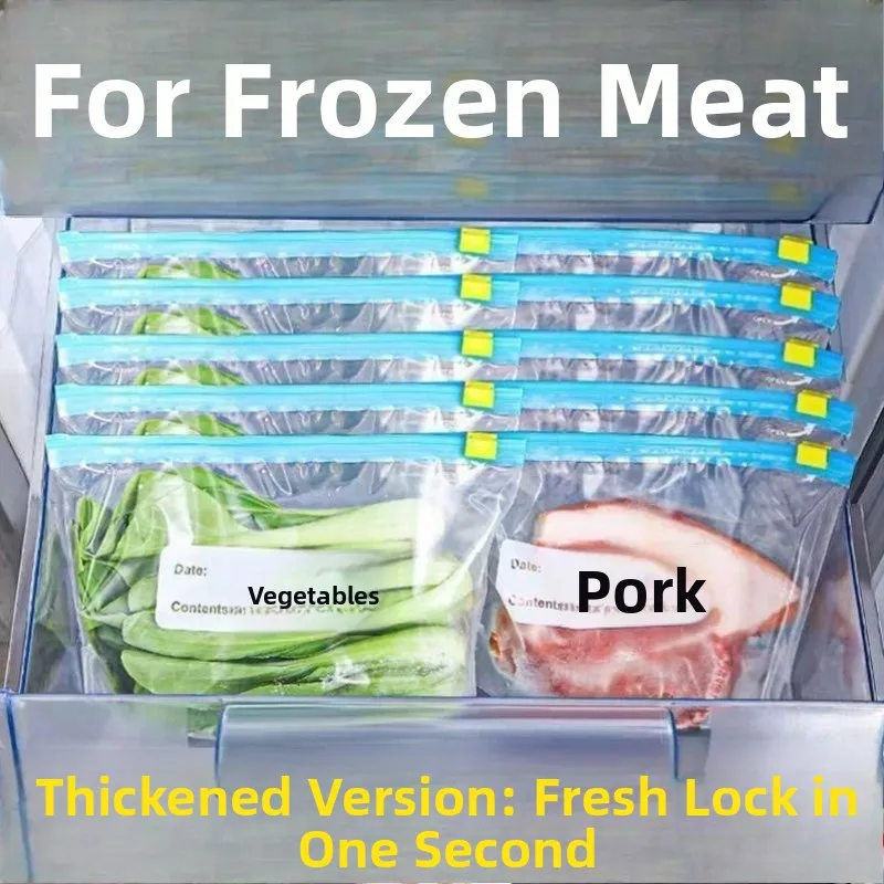食品グレードのバイオバッグ-密封スライドロック式サンプル保存袋-病理標本袋-生分解性保存容器