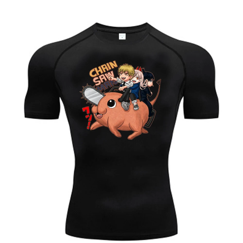 Chainsaw Man t-shirt Tracksuit Quick-Dry y2k 2000s goth kawaii funny 80s y2k dollette cheap cute
