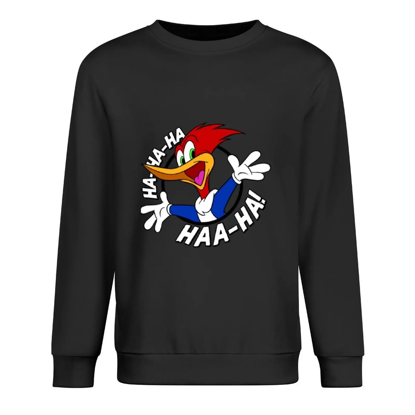 

Woody Woodpecker Pullover autumn clothes men clothes blouse mens clothing oversize sweatshirts