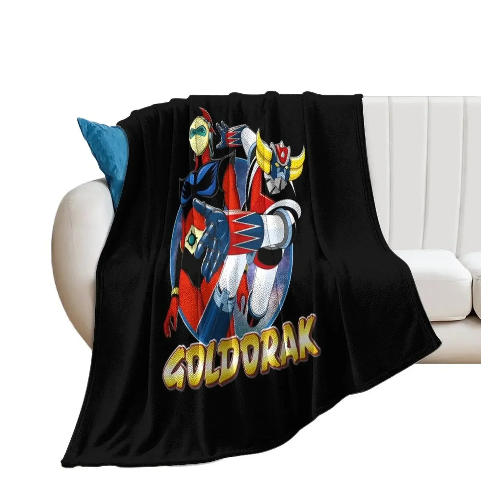 Goldorak (Grendizer) Throw Blanket Moving Warm Blankets