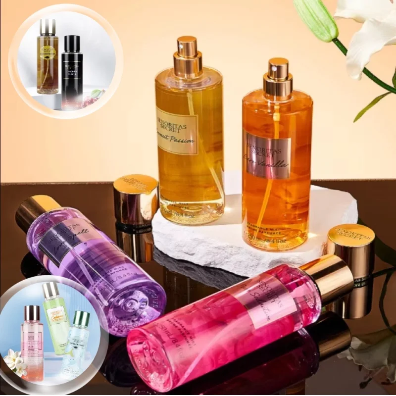 Original Perfume Vanilla Flower Fruit 250ml Fragrance Mist Scent Light Long Lasting Fragrance Women's Perfume Charming Gift