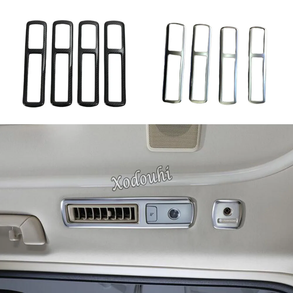 

Car Rear Back Roof Upper Air Conditioner For Toyota Alphard Vellfire 2016 2017 2018 2019 2020 Vent Outlet Cover Frame Trim