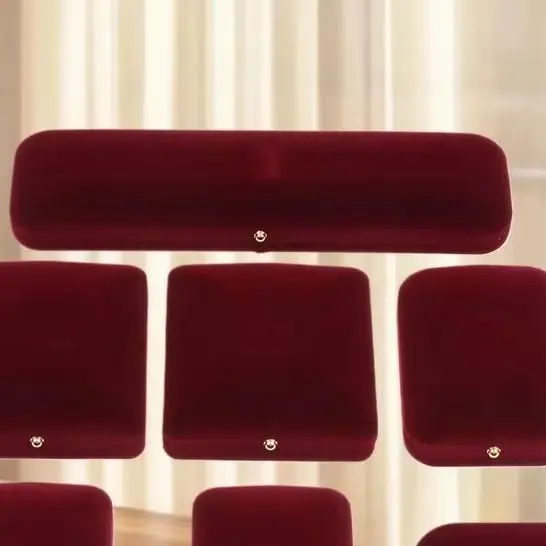 يتدفقون الذهب مشبك صندوق مجوهرات قلادة حلقة قلادة القرط سوار عرض صندوق تخزين مشاعر فاخرة علبة التعبئة والتغليف