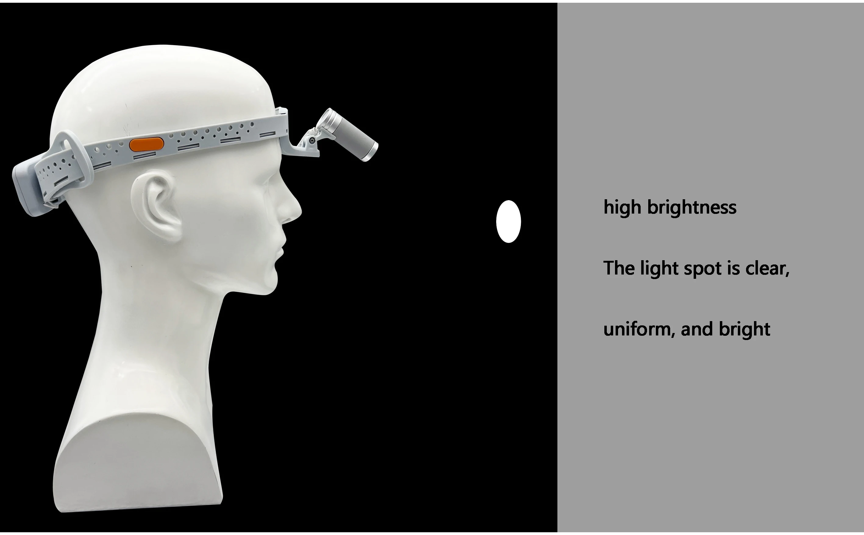 Medical Grade Dental Lab Headlamp 5W LED Cordless Super Bright Lightweight LED High Brightness Dental Medical Headlamps