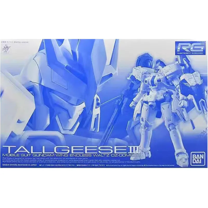 

Bandai Original Model Kit MG OZ-00MS2B TALLGEESE Ⅲ1/100 Anime Action Figure Assembly Model Toy Robot Gift for Boys