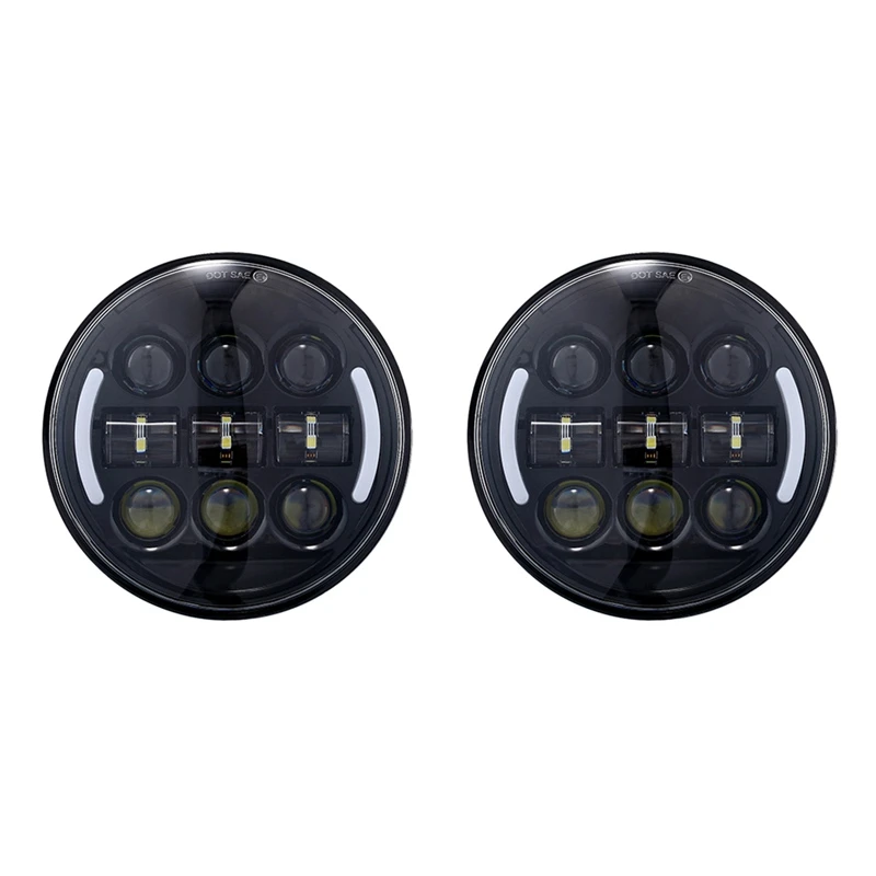 

Лампа для мотоцикла, 2 шт., 45 Вт, 5,75 дюйма