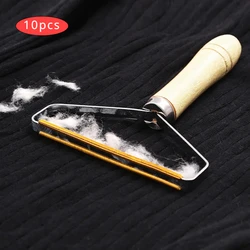 10 PCS Pet Hair Remover Lint Clean Tool Shaver Portable Silicone Double Sided Carpet Scraper Cleaner Fabric Shaver Brush Tool