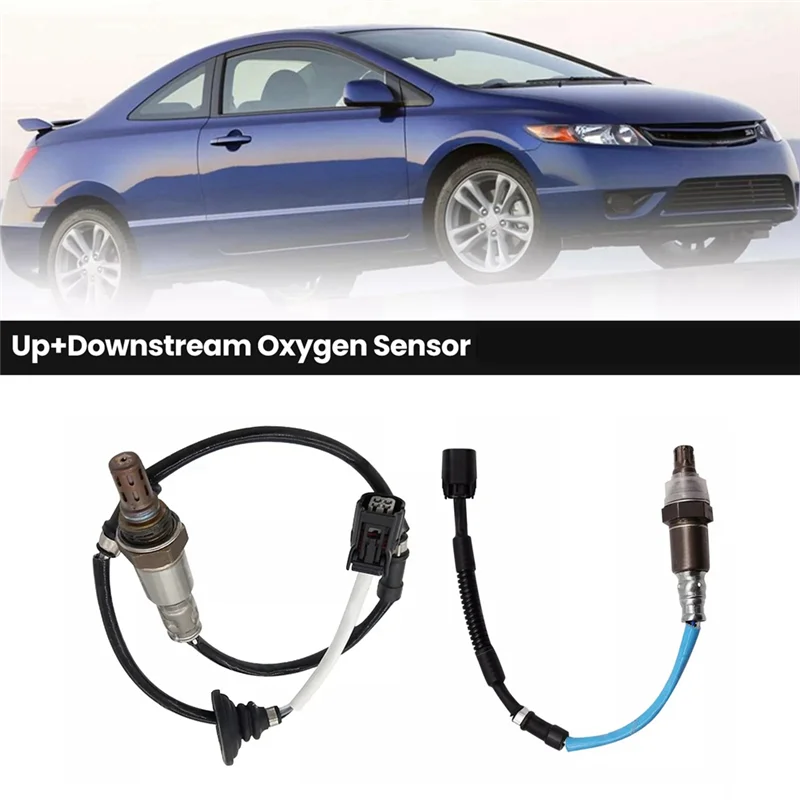 

Car Up+Downstream Oxygen Sensor For Honda Civic 2.0L 2006-2011 Acura CSX 2.0L 234-9076 234-4358 36531-RRA-003