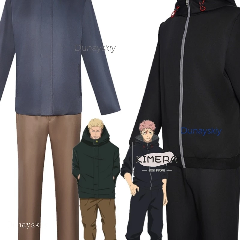 

Комплекты полных костюмов для косплея по аниме JJK: Кинджи Хакарэ, Юдзи Итадори. Мужская одежда и аксессуары для ролевых игр на Хэллоуин и Комик-Кон.