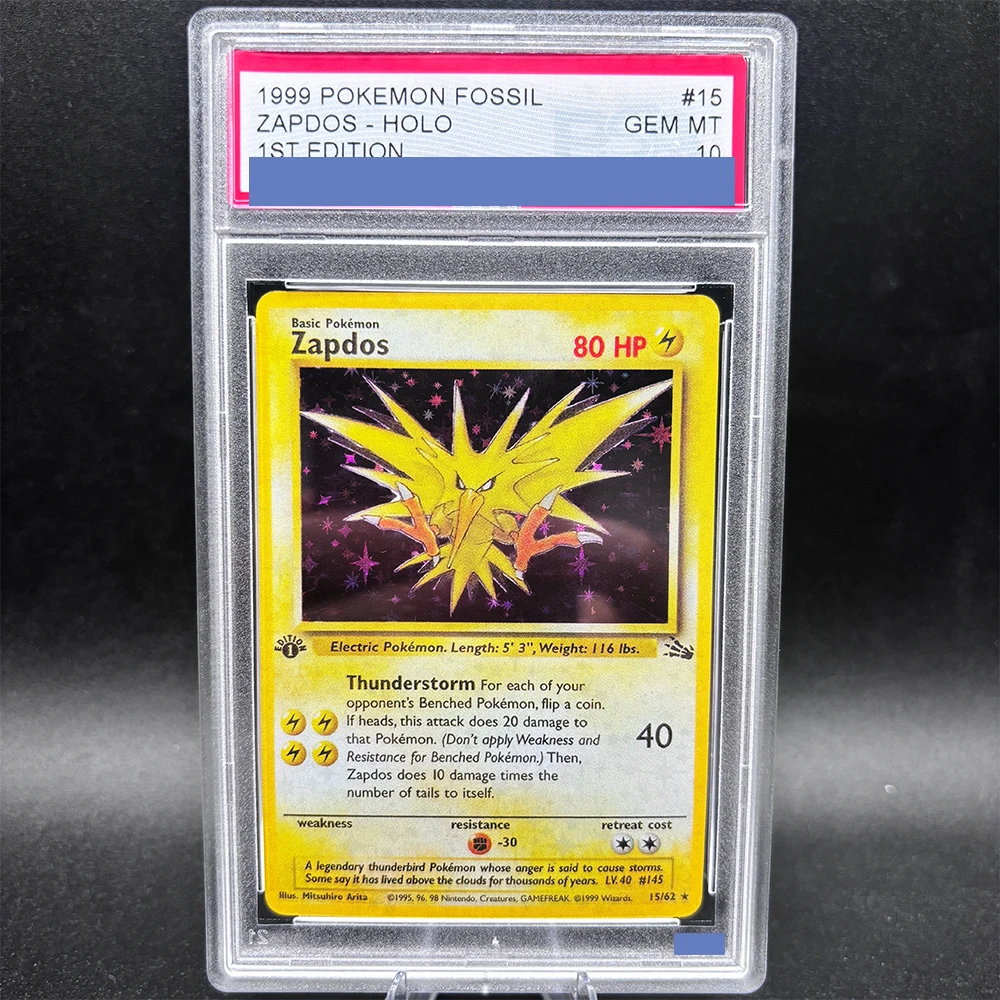 DIY TCG Collection Card Rating Card 6/62 1999 1ST EDITION Copy 10Points Rating Card Anime Game Gift Toy