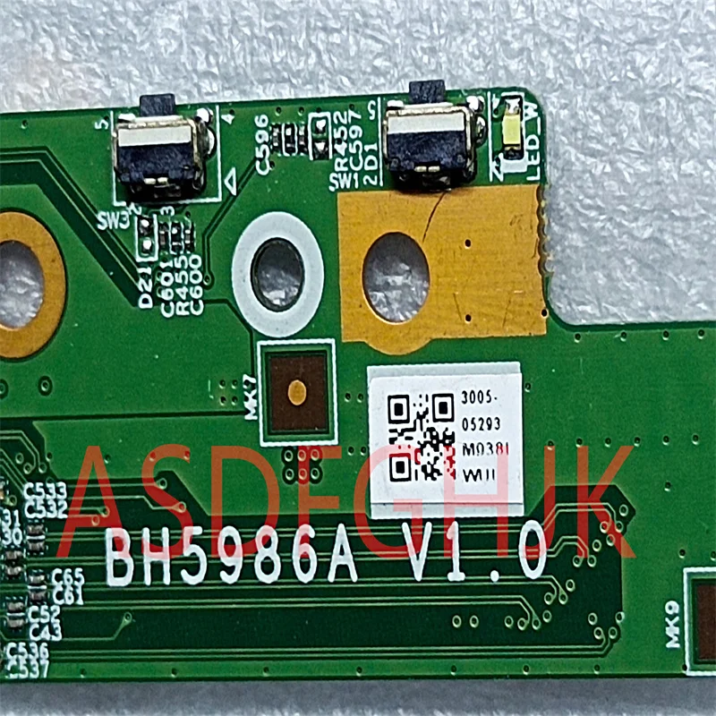 

Оригинальный BH5986A подходит для Lenovo Chromebook FLEX 5 13IML05 BitLand BH5986A V1.0 плата переключателя питания тест ОК