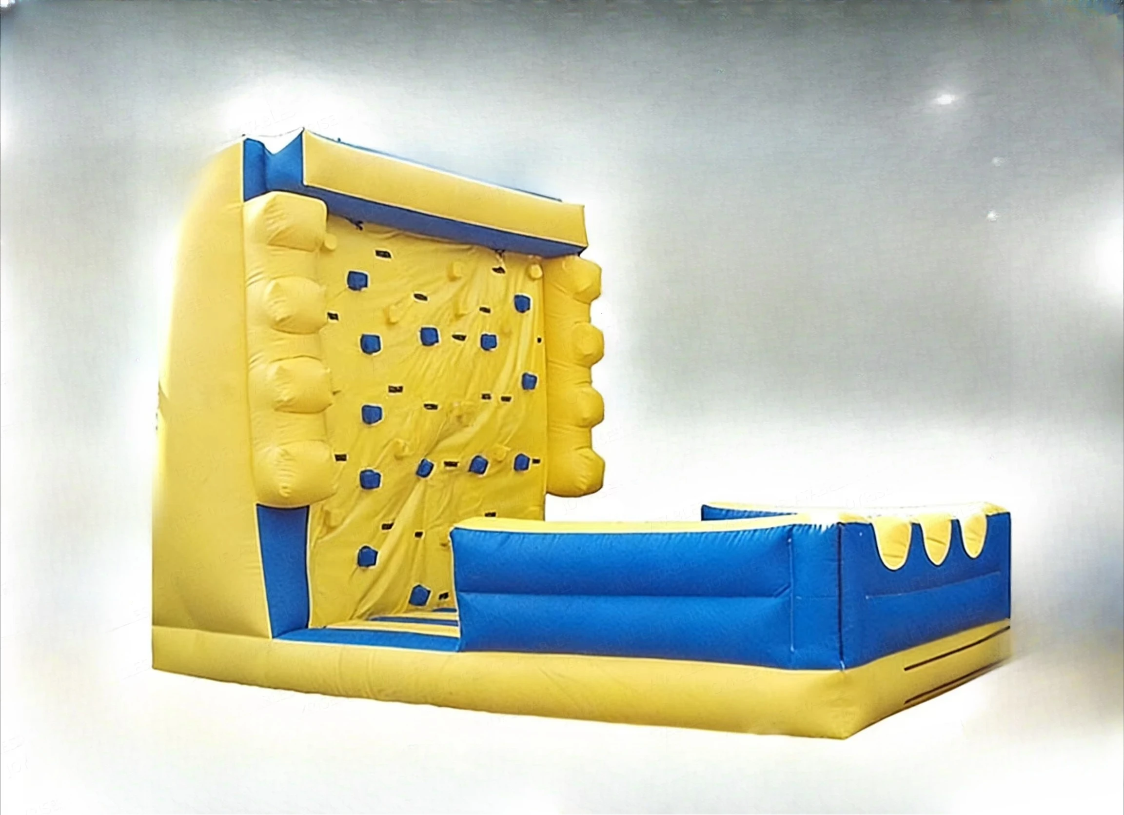 JOYRISE Commercial PVC Inflatable Climbing Wall with Easy Setup for Kids & Adults-Carnival Party Rental (Max Capacity 10)