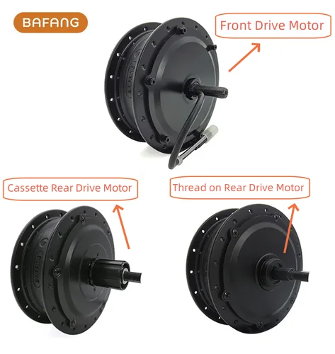 Imagen 2 del producto Bafang-bicicleta eléctrica 8fun, Motor de cubo sin escobillas, 36/48V, 500W