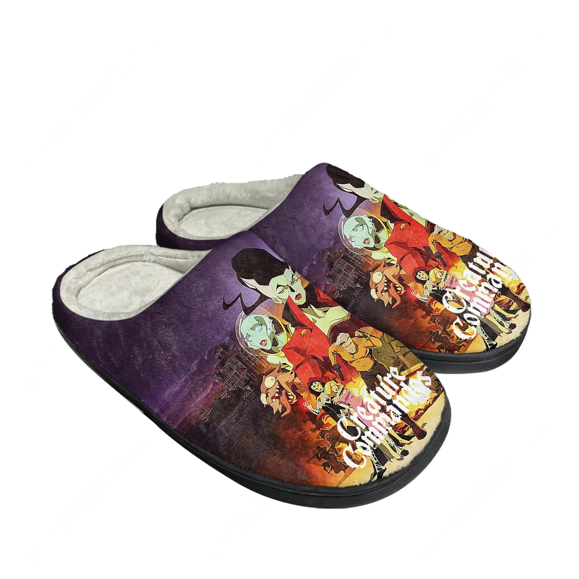 

Creature Commandos Cotton Shoe Family Slipper Men Women Teenagers High Quality Plush Indoor Casual Warm Shoes Customize Slipper