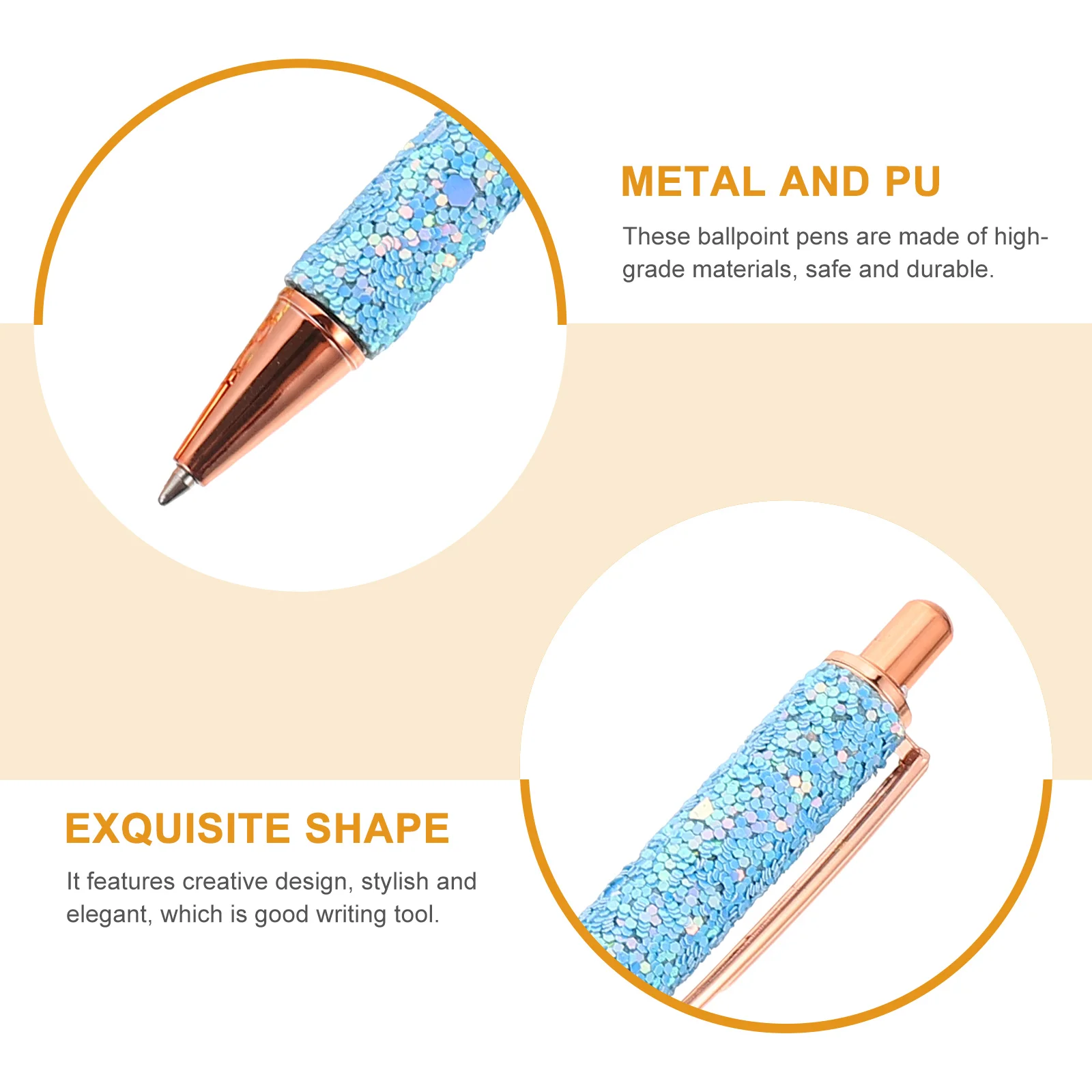 

4 Pcs Ballpoint Pens Press Advertising Diary Bulk Multicolor Multicolour Office
